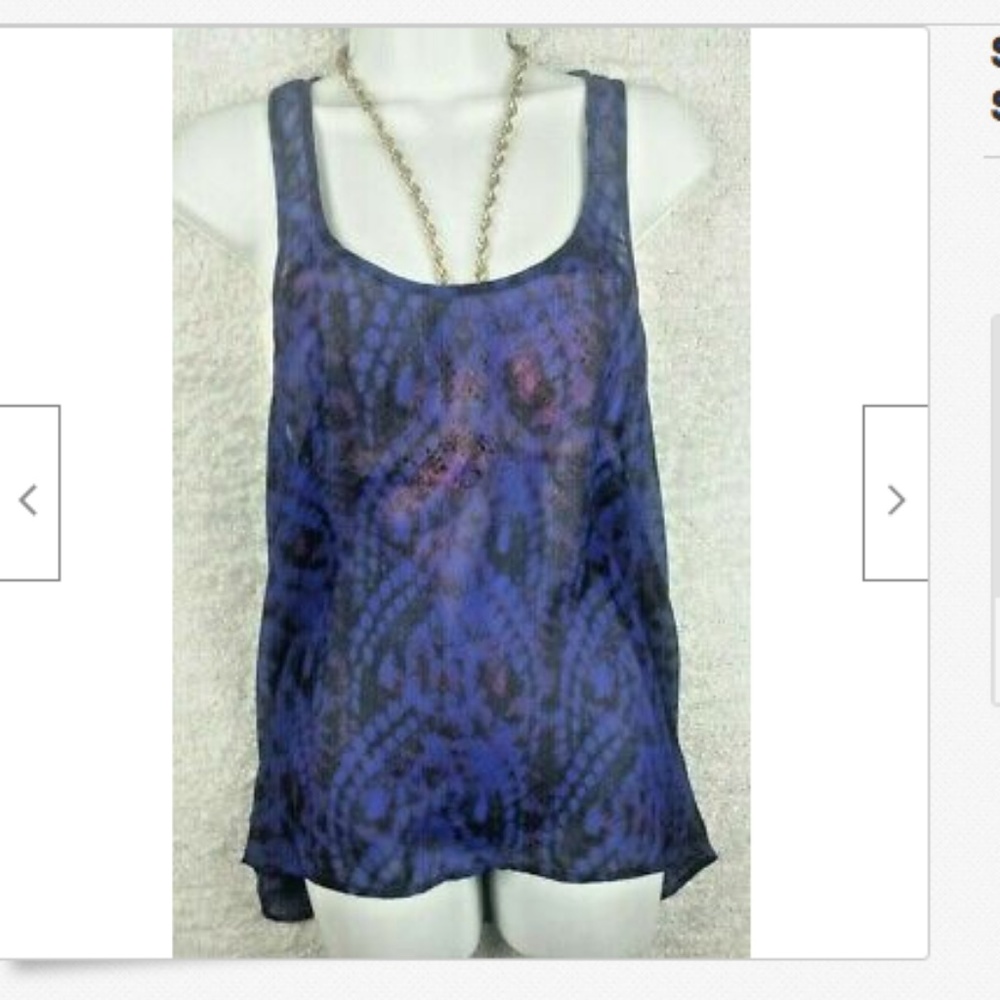 Silence + Noise Sheer tank SIZE S